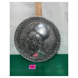 Greek 20 Drachmai coin wall plaque
