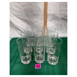 Vtg Princess House Heritage Etched Glasses