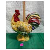 2009 Pfaltzgraff Napoli Rooster Cookie Jar 14'
