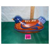 Pfaltzgraff Timbuktu Bird Covered Butter Dish