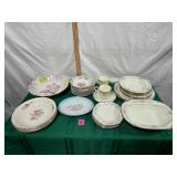 Vintage Floral China & Lusterware Dish Collection