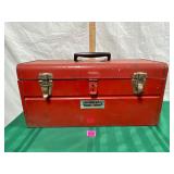 Western Auto Metal toolbox