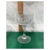 Cristal Dï¿½ Arques Longchamp Sherbet Glasses