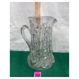 Vtg McKee Glass Wiltec Pattern Pitcher