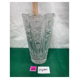 Vtg Lead Crystal Vase
