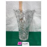Vtg Crystal Vase