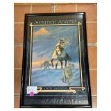 Hermon Adams 'White Shadows' Framed Art Print