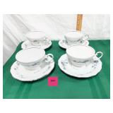 Vtg Johann Haviland Teacups&Saucers