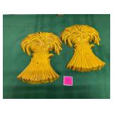 1971 Sexton metal Wheat Harvest wall decor