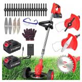 Electric Weed Wacker Battery Operated 21V Grass