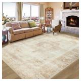 Vintage Living Room Area Rug   9x12 Large