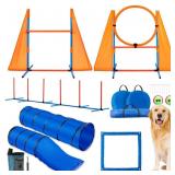 Dog Agility Course Backyard Set  Portable