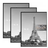 upsimples 18x24 Frame Black 2 Pack  Poster