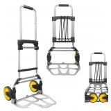 Aluminum Folding Hand Truck and Dolly  330 Lb