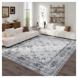 Area Rugs 8x10 Rug for Living Room Washable Boho