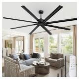96 Inch Industrial DC Motor Ceiling Fan  Large