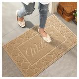 Welcome Mat  Absorbent Muddy Dirt Resist Front