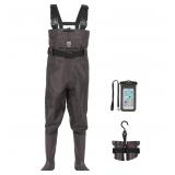 TIDEWE Bootfoot Chest Wader  2 Ply Nylon PVC