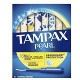 Tampax Pearl Plastic Tampons  Regular  18 Ct