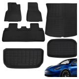 Floor Mats for Tesla Model Y 2024  All Weather