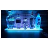2 ft Length LED Liquor Shelf and Bottle Display