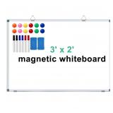 3  x 2  Magnetic Whiteboard Large Dry Erase