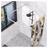 304 Stainless U Shaped Bathroom Bathtub Corner