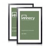 Annecy 24x30 Picture Frame Black 2 Pack   24 x
