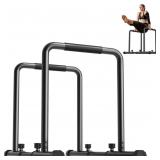 YOLEO Adjustable Dip Bar  1100lbs Dip Station