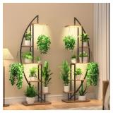 Plant Stand Indoor with Grow Lights  6 Tiered