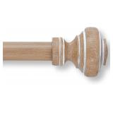 MODE Farmhouse Collection Set of 2 Curtain Rods