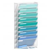 10 Tier Wall File Organizer Mesh Hanging File