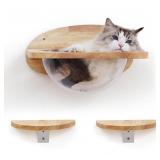 FUKUMARU Cat Wall Furniture Set  Transparent