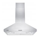 CIARRA Range Hood 30 inch Wall Mount 450 CFM