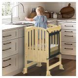 TOETOL Folding Toddler Step Stool for Kids