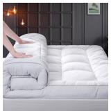 HYPREST Pillow Top Mattress Topper King  Extra