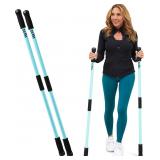 Perfectly Weighted Walking Poles Transform Walk