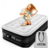 Airefina Twin Air Mattress with Built in Pump
