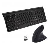 2 4GHz Wireless Vertical Ergonomic Mouse and