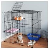 3 Tier Cat Cages Enclosure DIY Cat Playpen Catio