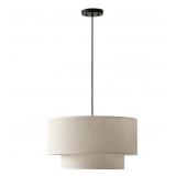 Farmhouse Pendant Light Fixtures  2 Tier Drum
