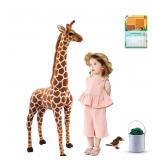 Giant Giraffe Stuffed Animal Set  47 Inch Large