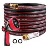 Flexible Garden Hose 50 ft with 10 Spray