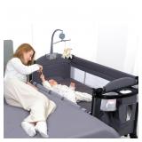 5   in  1 Baby Bassinet Bedside Cribs Pack and