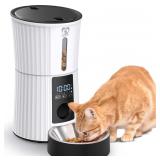 Casfuy Automatic Cat Feeders   4L Auto Timed Pet