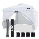 10x10 Durable EZ Pop Up Canopy with 4 Removable