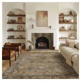 Area Rug 8x10 Machine Washable Vintage