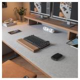 Large Felt Desk Mat 47 2 x 23 6  Non Slip Desk