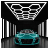 LED Hexagon Lights   LED Hexagon Garage Lights