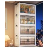 OlarHike 76QT Storage Bins with Lids   Folding